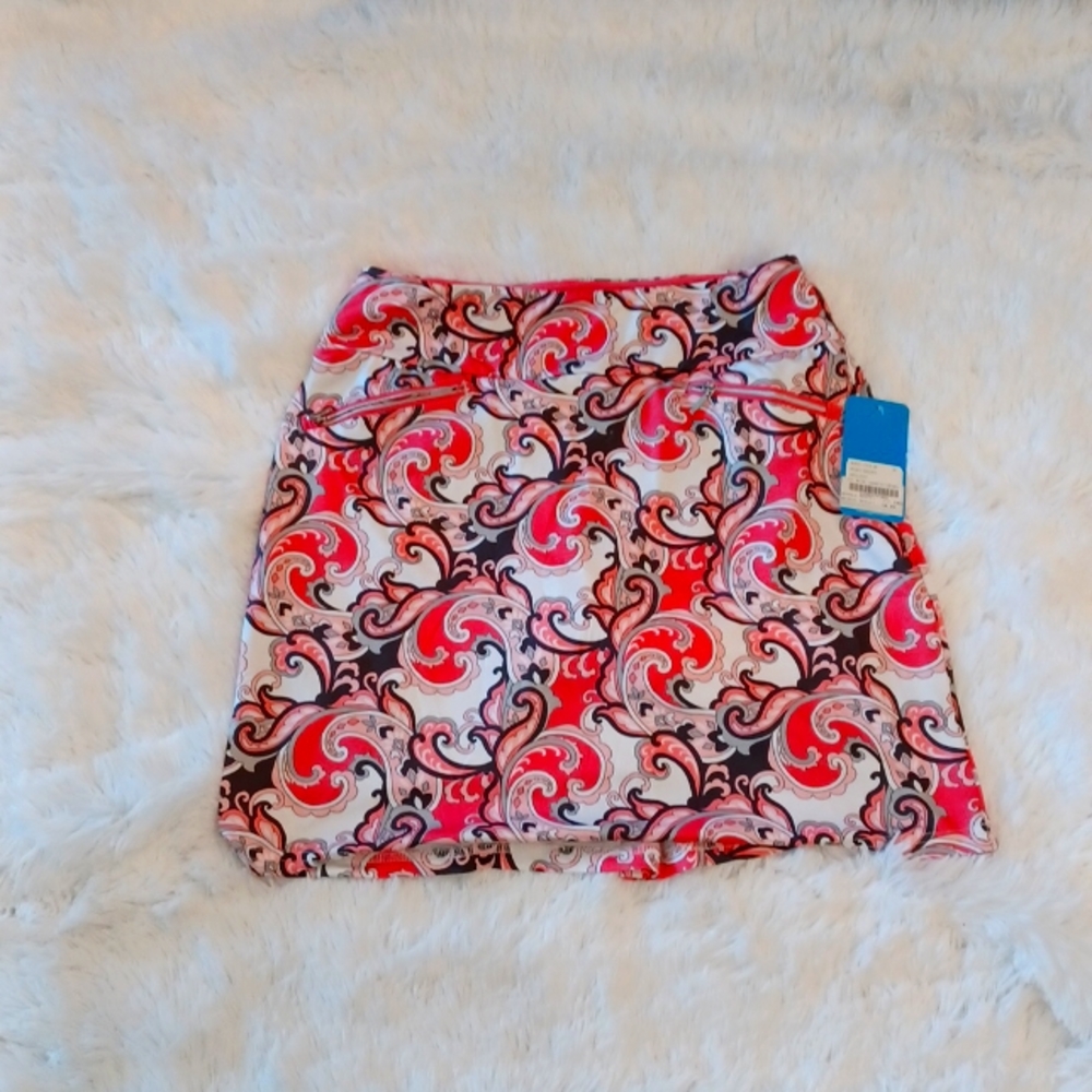 GGBLUE GG blue luxe sport women's sz medium Ruby 19” length skort